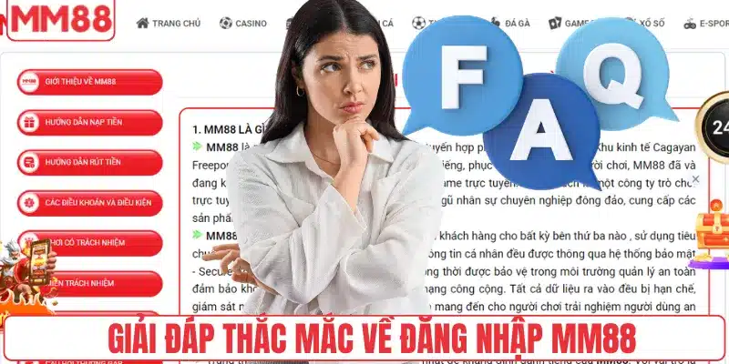 Giải đáp thắc mắc về đăng nhập MM88